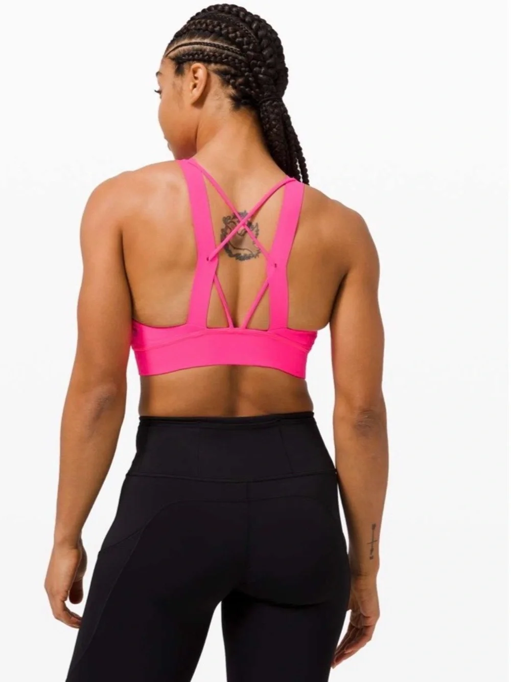 NWOT lululemon athletica Strong at Heart Bra - Highlight Pink for C/D cup. M.